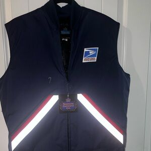 Women's Navy Puffer Vest